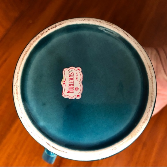 UNUSUAL MAJOLICA NORLEANS VTG AES JAPAN CERAMIC MEDIEVAL CASTLE KEEP TEA POT/MUG - Picture 13 of 13